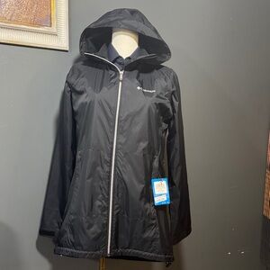 Columbia Women's Black Hooded Ski Jacket